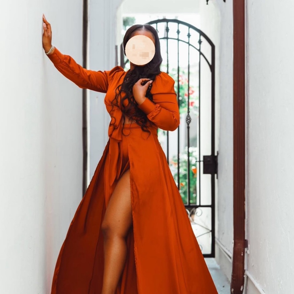 Entice me Satin Maxi Dress - Fashion Nova